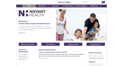 Desktop Screenshot of nhcarolinafamilyphysicians.org